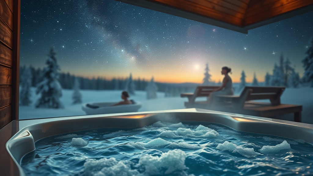 나만의 힐링, 자쿠지 & 사우나 (realistic 스타일)