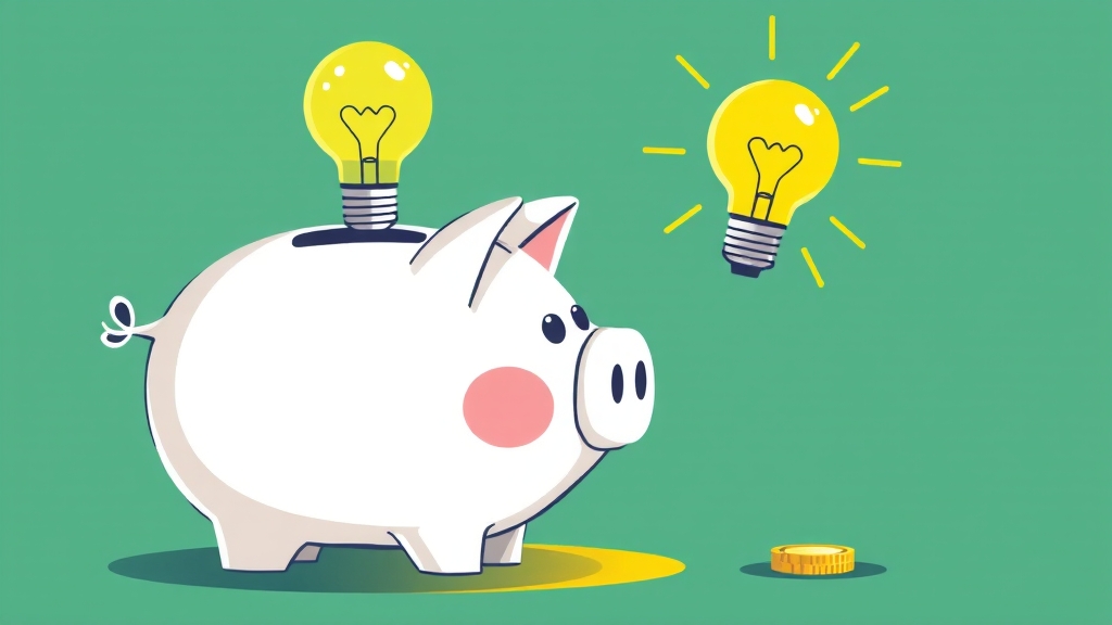 절감량과 캐시백 금액 (illustration 스타일)