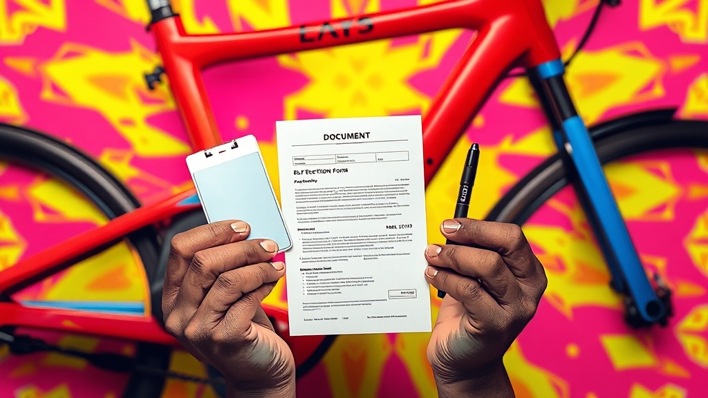 필요 서류, 꼼꼼히 챙기세요! (popart 스타일)