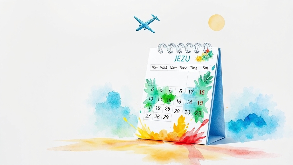 가격 캘린더, 똑똑하게 활용하기 (watercolor 스타일)