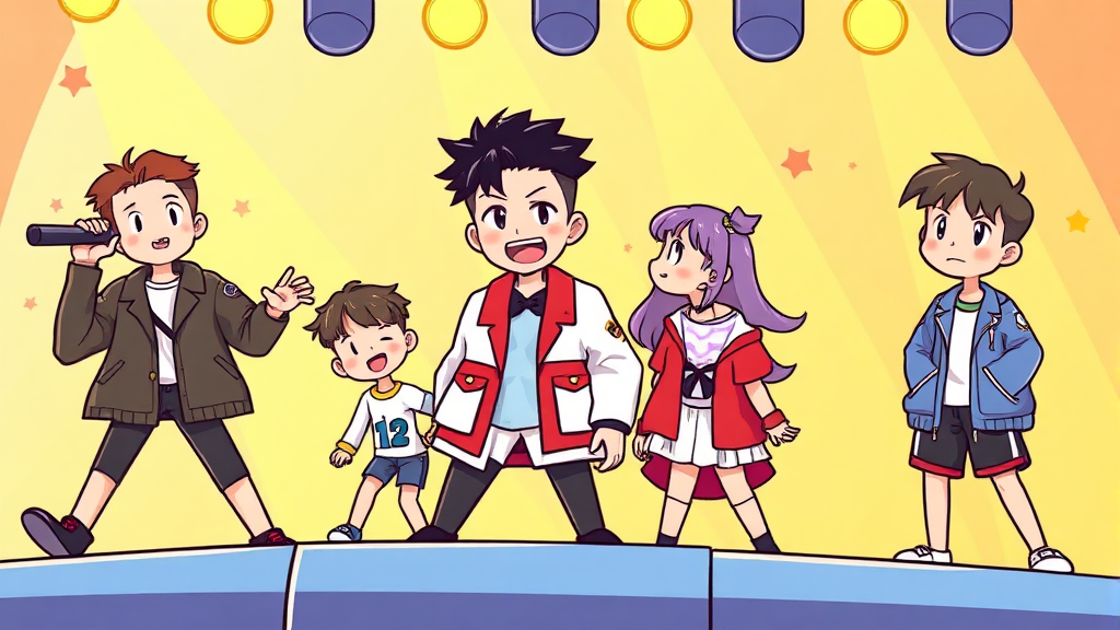 2025 MAMA 특별 무대 및 콜라보레이션 (cartoon 스타일)