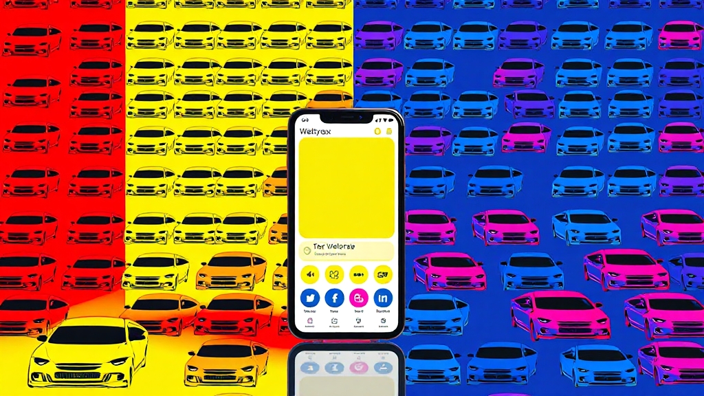 자동차세, 온라인으로 간편하게! (popart 스타일)