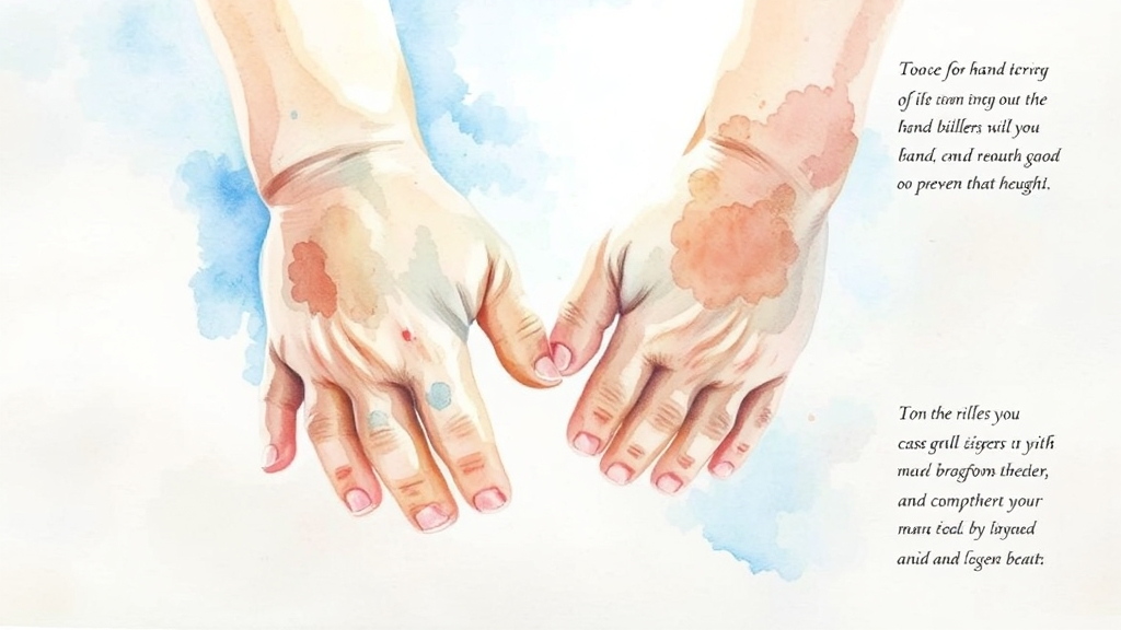 수족구병이란 무엇일까요? (watercolor 스타일)