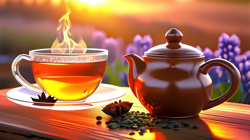 알레르기 비염 완화에 도움 되는 차(茶)의 비밀 (realistic 스타일)