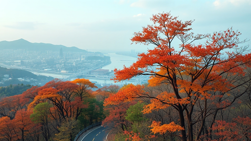 추천 코스 & 조망 포인트 (watercolor 스타일)