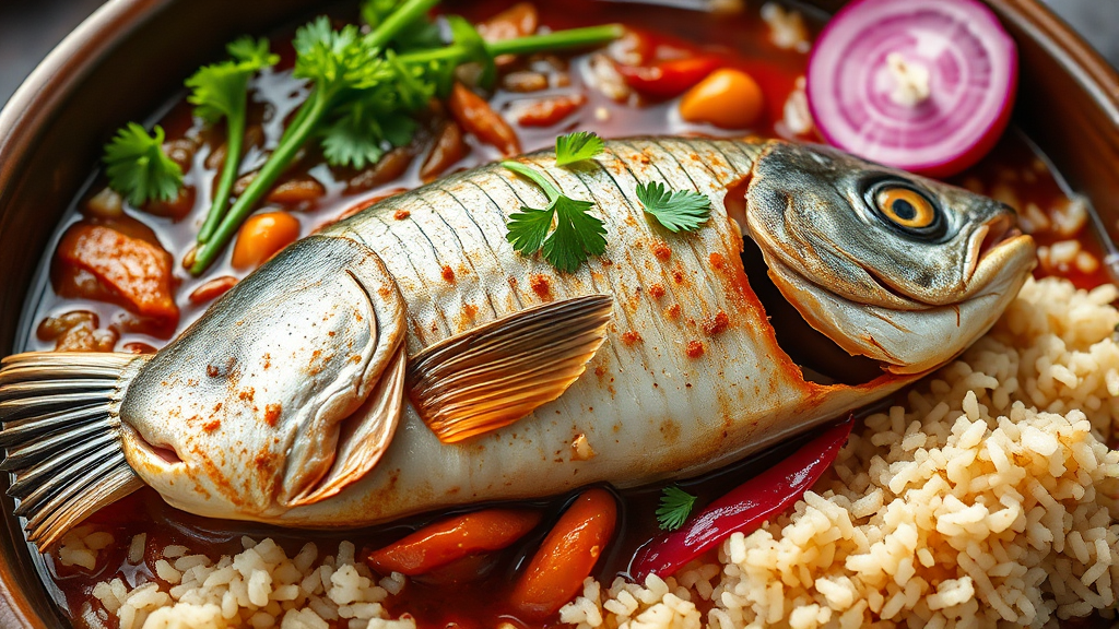병어조림: 맛과 특징 파헤치기 (realistic 스타일)