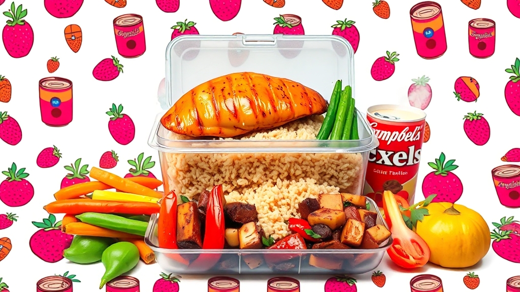 퍽퍽함은 이제 그만! 맛있는 닭가슴살 도시락 (popart 스타일)