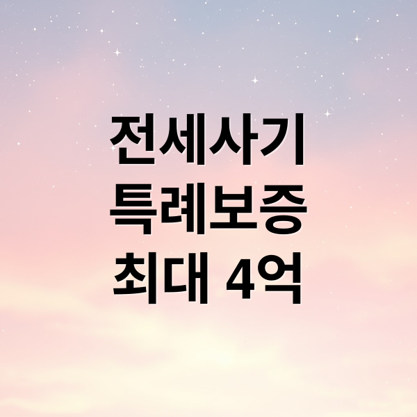 전세사기
특례보증
최대 4억 (7월 전세사기 피해자 특례보증 접수처)