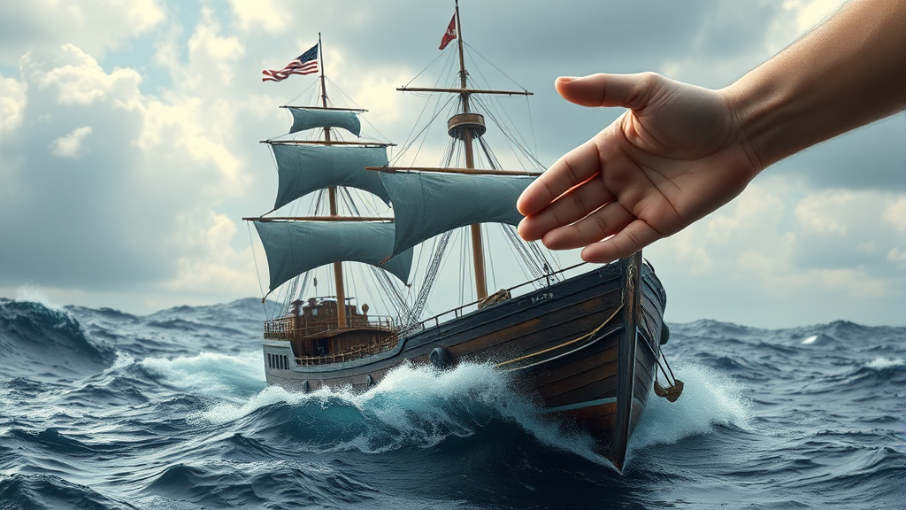 기업의 생존 전략: 물류 대란 속에서 살아남기 (realistic 스타일)