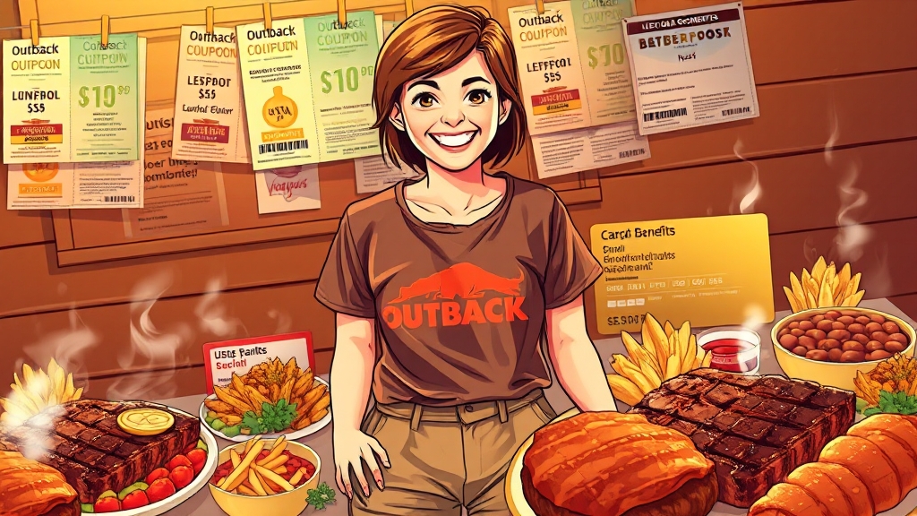 아웃백 할인 방법 (illustration 스타일)