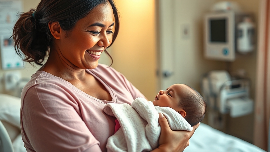 산후조리원 안전 및 관리 시스템 (realistic 스타일)