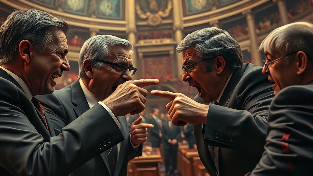 여야 반응, 비판 쏟아져 (realistic 스타일)