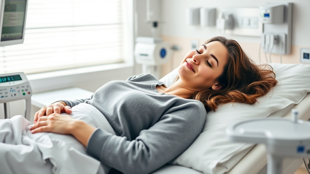 위내시경 검사 당일 준비사항 (realistic 스타일)