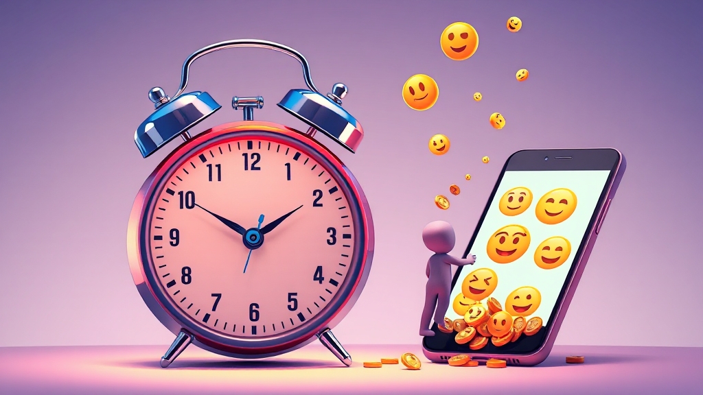 앱테크 효율적으로 활용하는 꿀팁 (cartoon 스타일)