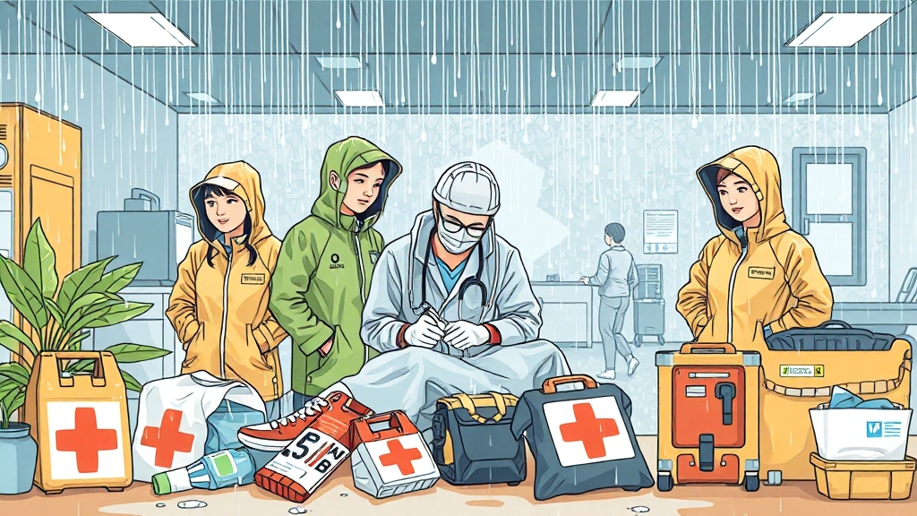 장마철 건강, 어떻게 지킬까? (illustration 스타일)