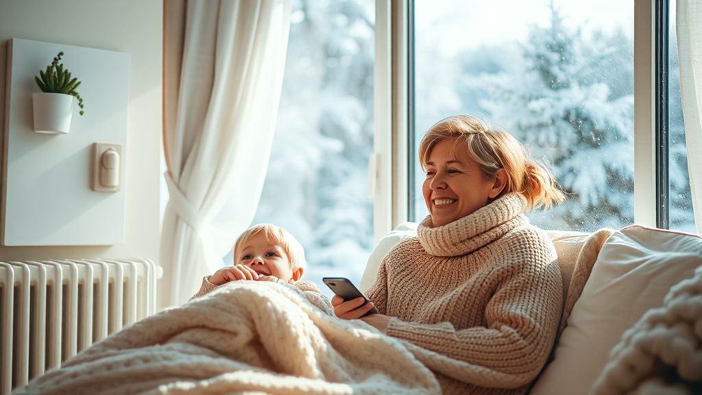 난방비 절약 방법 (realistic 스타일)