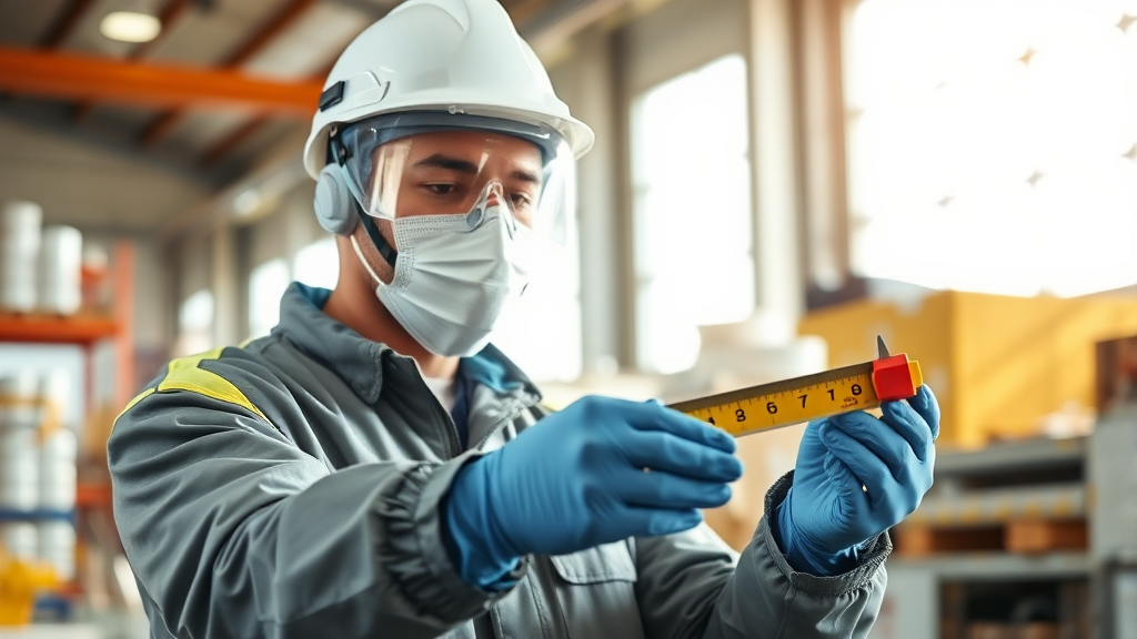 산업위생관리기사 자격증 정보 (realistic 스타일)