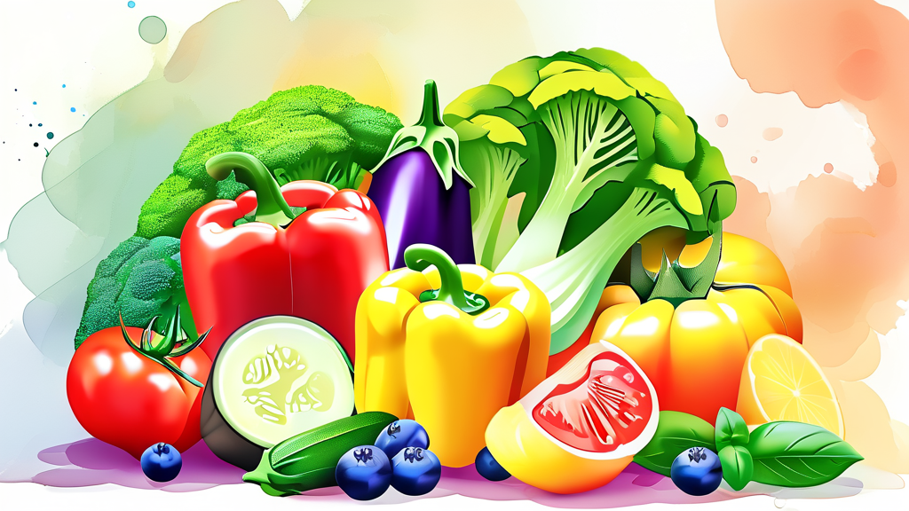 잇몸 건강을 지키는 식습관과 생활 습관 (watercolor 스타일)