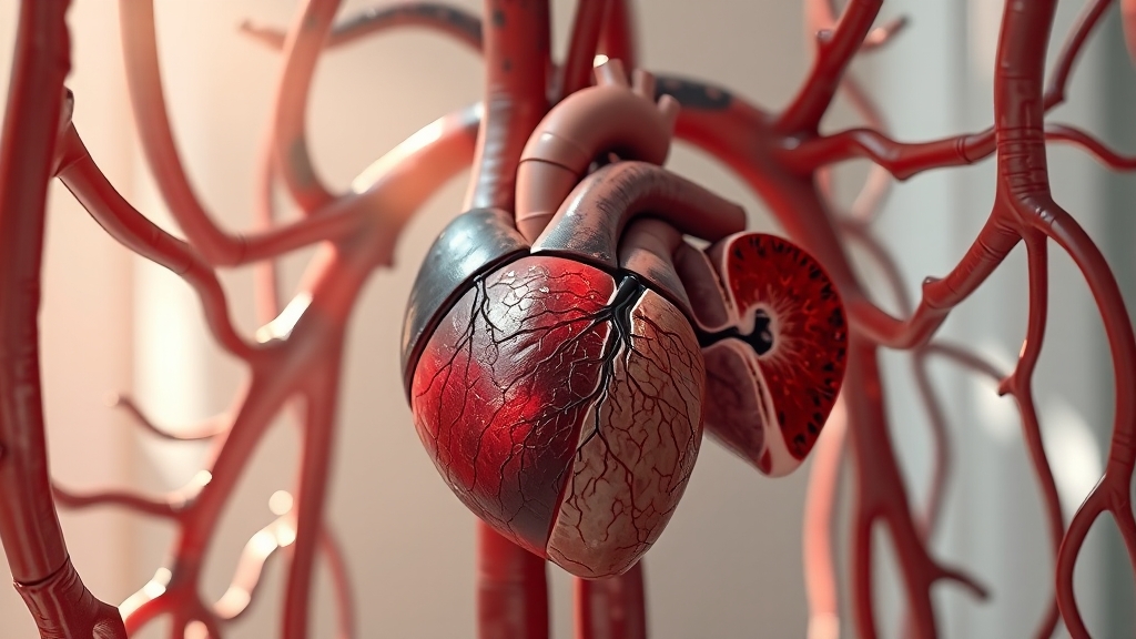 심근경색 vs 협심증: 차이점은? (realistic 스타일)