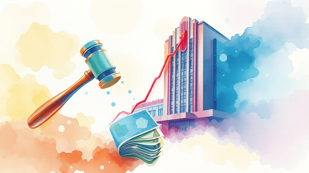 경매 투자, 성공과 실패를 가르는 핵심 전략 (watercolor 스타일)