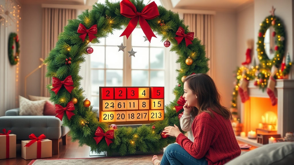 크리스마스 분위기 연출 (realistic 스타일)