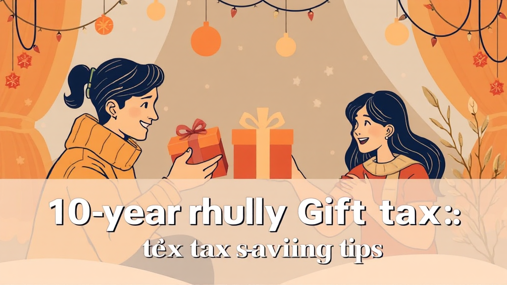 증여세 10년 합산과세 계산 구조 인포그래픽