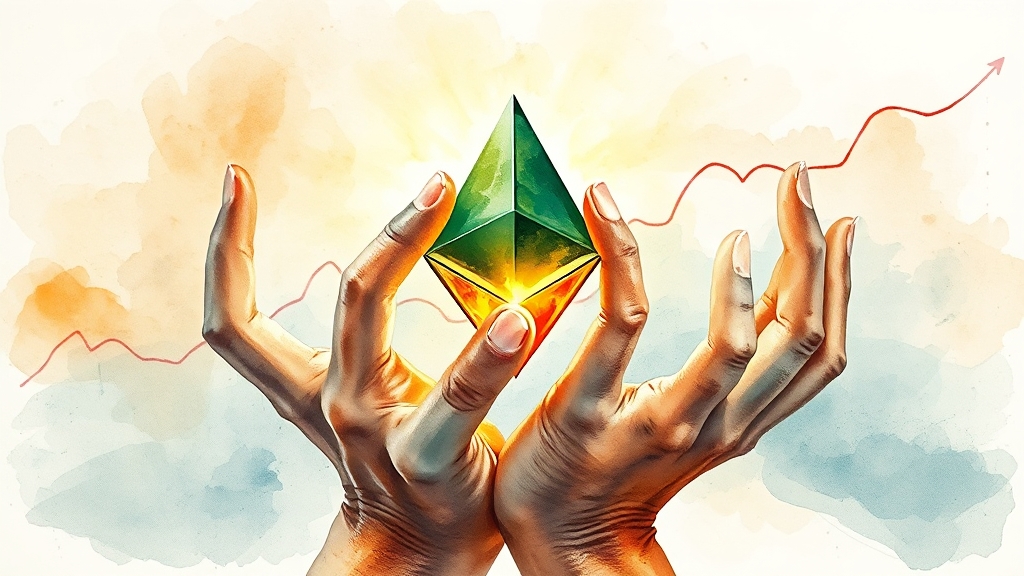 이더리움 시장 최신 동향 (watercolor 스타일)