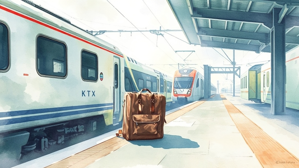 레츠코레일, 기차 여행의 모든 것 (watercolor 스타일)