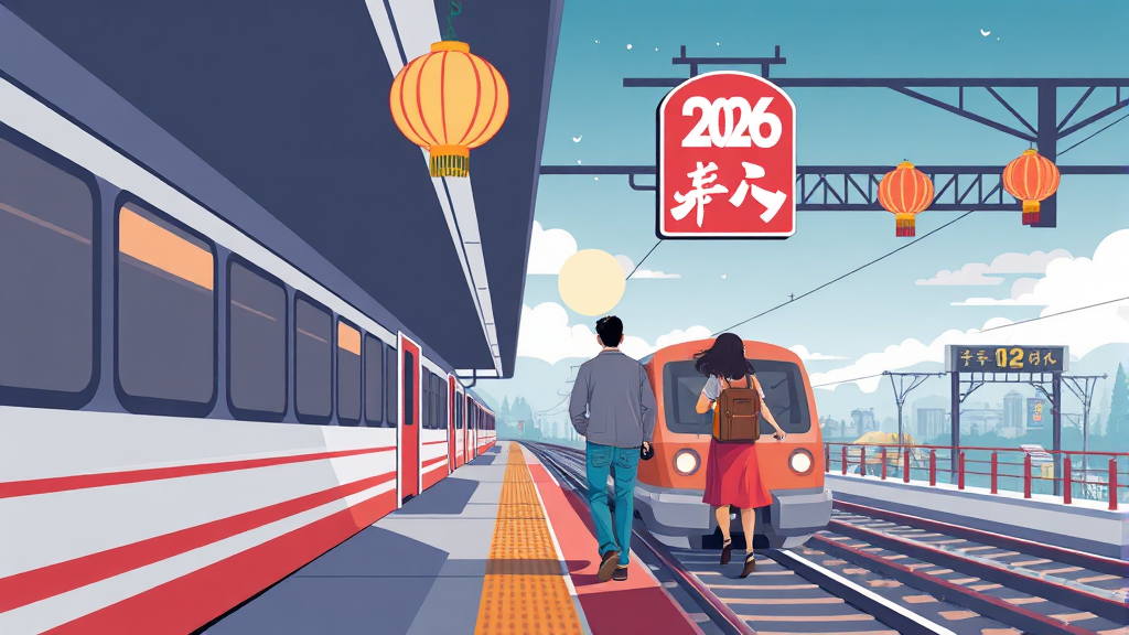 결론: 2026 설날 예매 성공! (illustration 스타일)