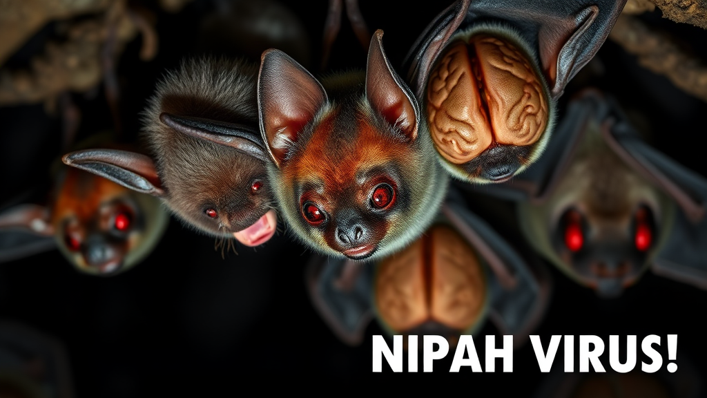 니파바이러스란 무엇일까요? (realistic 스타일)