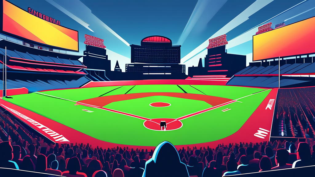 티빙 프로야구 중계, 팬들의 기대와 우려 (illustration 스타일)