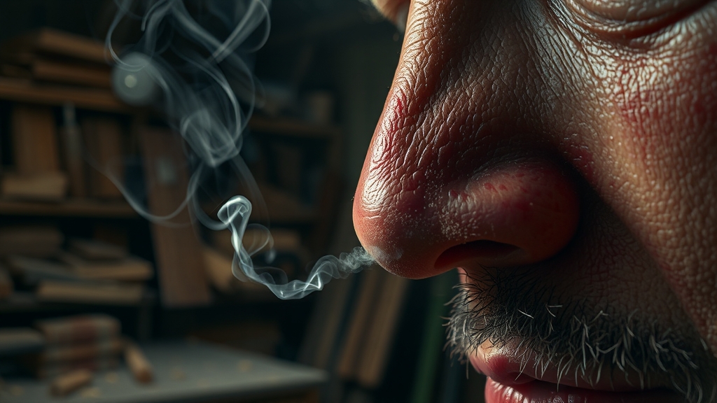 부비동암, 원인은 무엇일까요? (realistic 스타일)