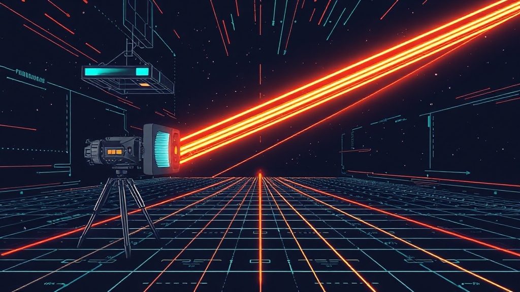 라이다 센서 원리 (illustration 스타일)