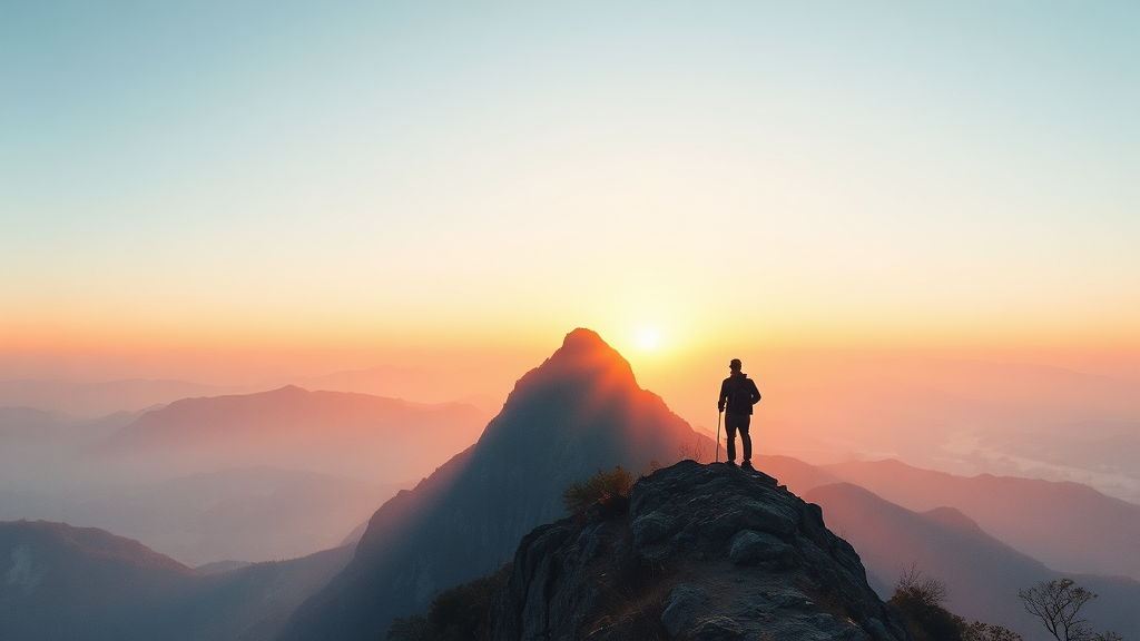 유달산 등산 코스 추천 (watercolor 스타일)