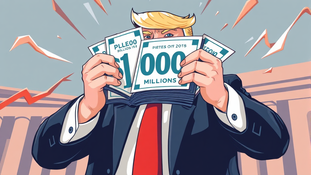 트럼프 2000억 달러 채권 매입, 시장 영향은? 3 트럼프, 2000억 달러 채권 매입 지시 배경 (illustration 스타일)