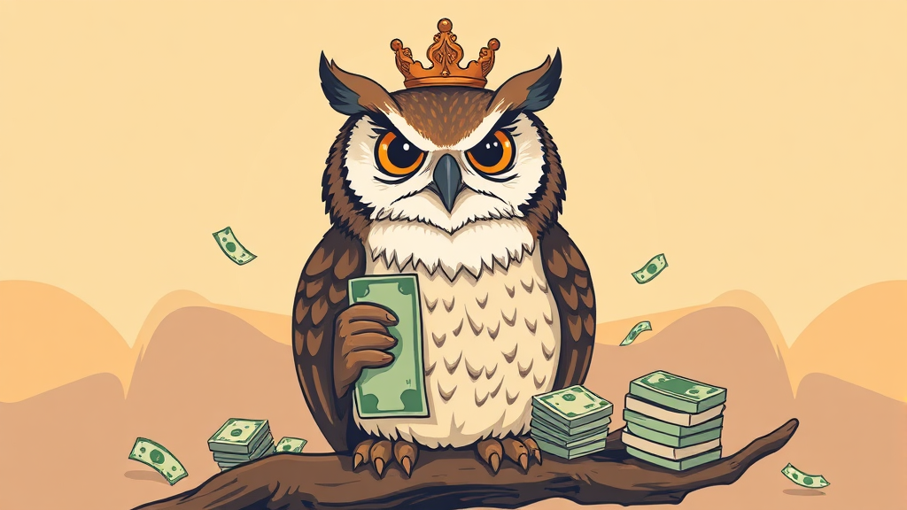 재테크, 이것만은 주의! (illustration 스타일)