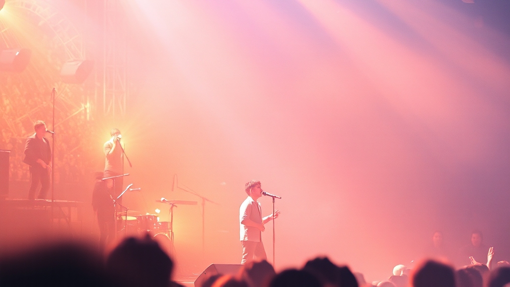 콘서트 일정 및 장소 (watercolor 스타일)