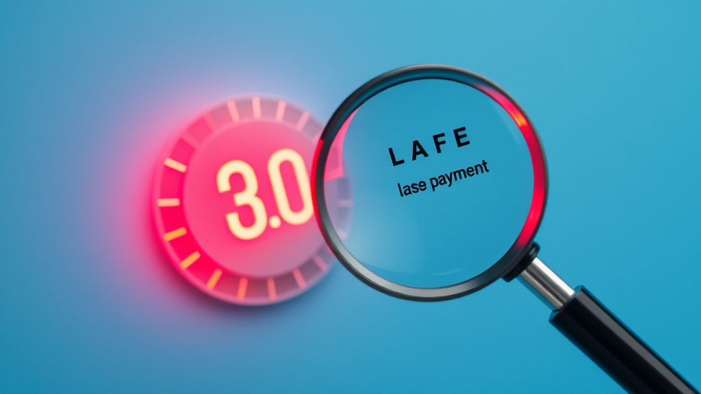 연체 기록, 어떻게 확인할까요? (realistic 스타일)