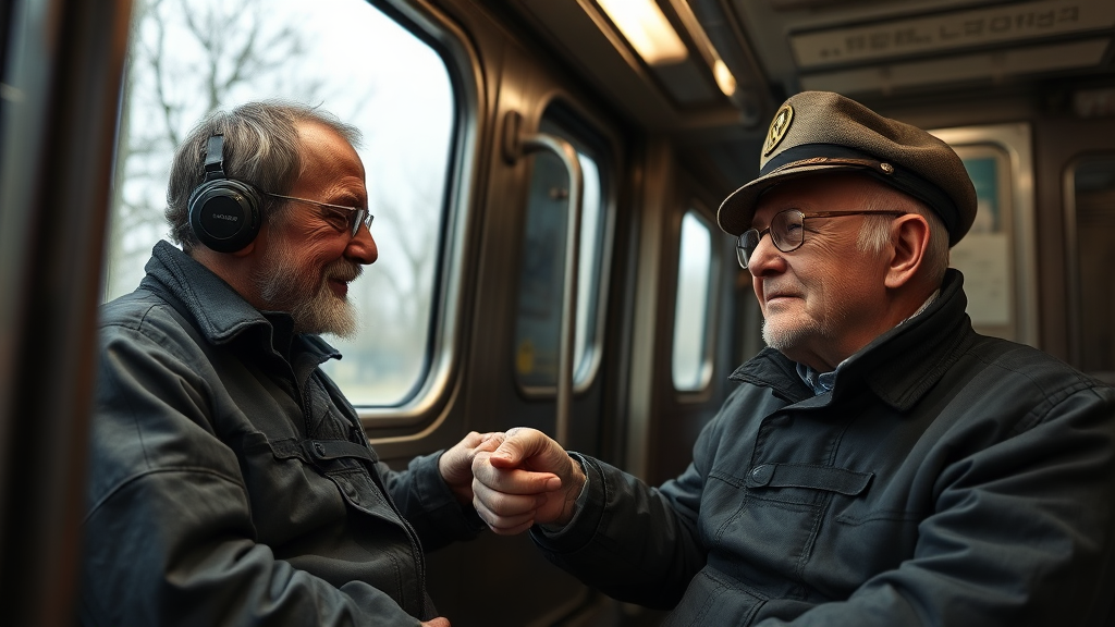 주인공들의 고군분투: 어려움을 이겨내는 힘 (realistic 스타일)