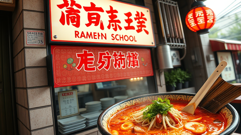 매운 맛 성지, 라면학교 (realistic 스타일)