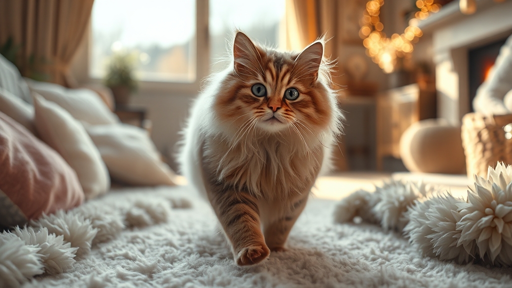 고양이 행동별 꿈 해몽 (realistic 스타일)