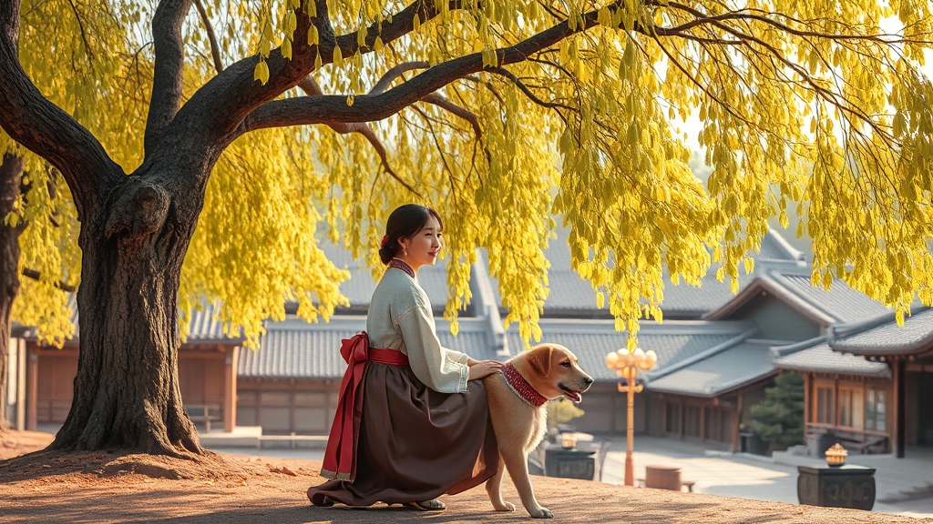 한옥마을 연계 코스 (realistic 스타일)