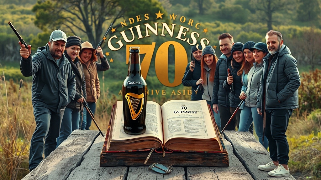 기네스북, 어떻게 시작됐을까? (realistic 스타일)