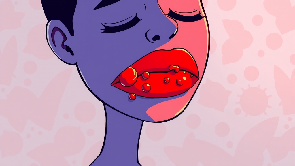 헤르페스 바이러스, 왜 자꾸 재발할까요? (cartoon 스타일)