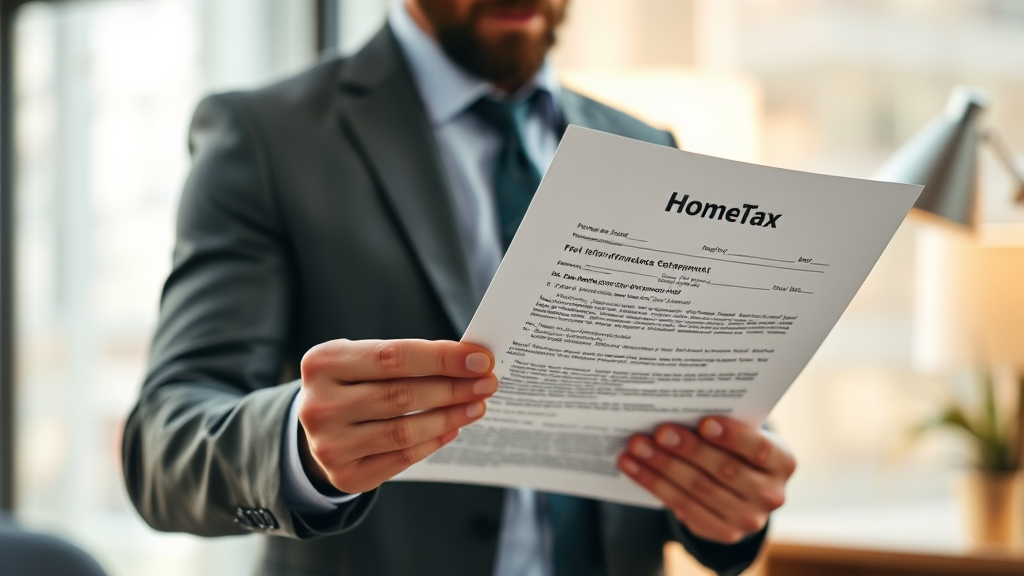 성실신고확인서, 어떻게 제출할까? (realistic 스타일)