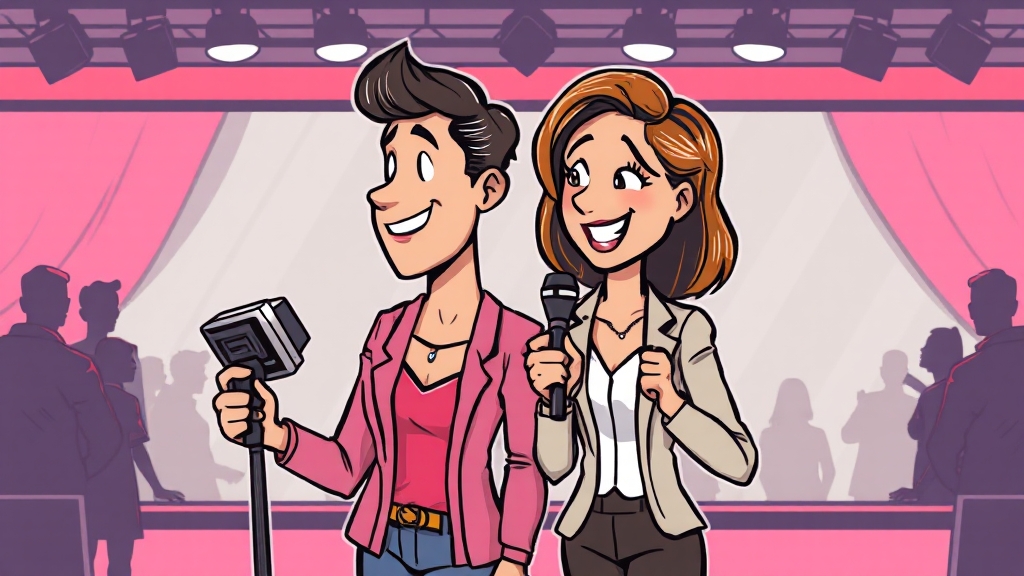 드라마 감상 포인트 (cartoon 스타일)