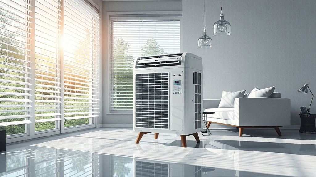 냉방 성능 및 에너지 효율 (realistic 스타일)