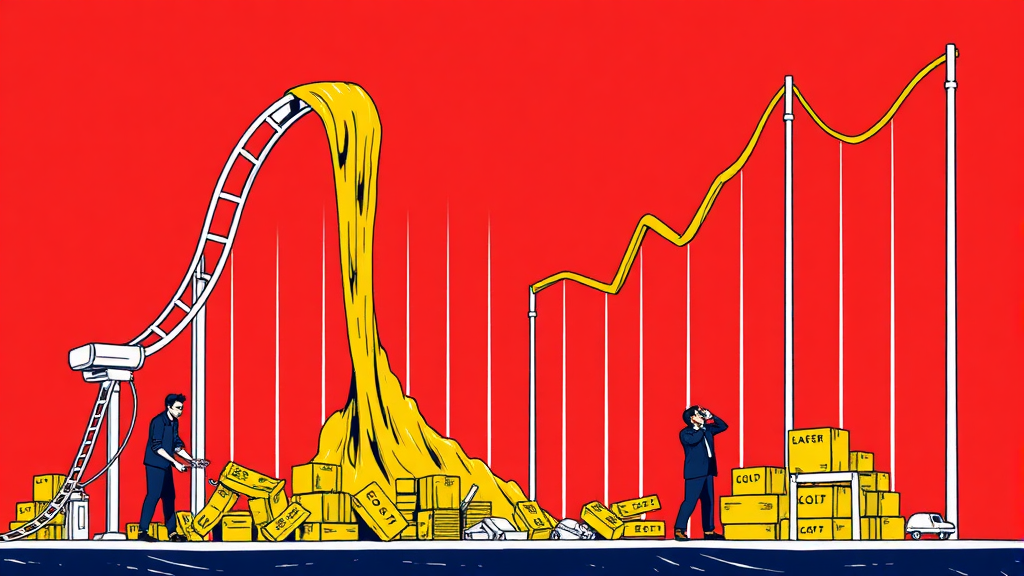 가격 급락의 핵심 원인 (illustration 스타일)