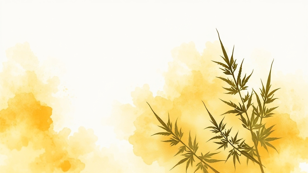 냉압착 대마종자유, 왜 좋을까요? (watercolor 스타일)