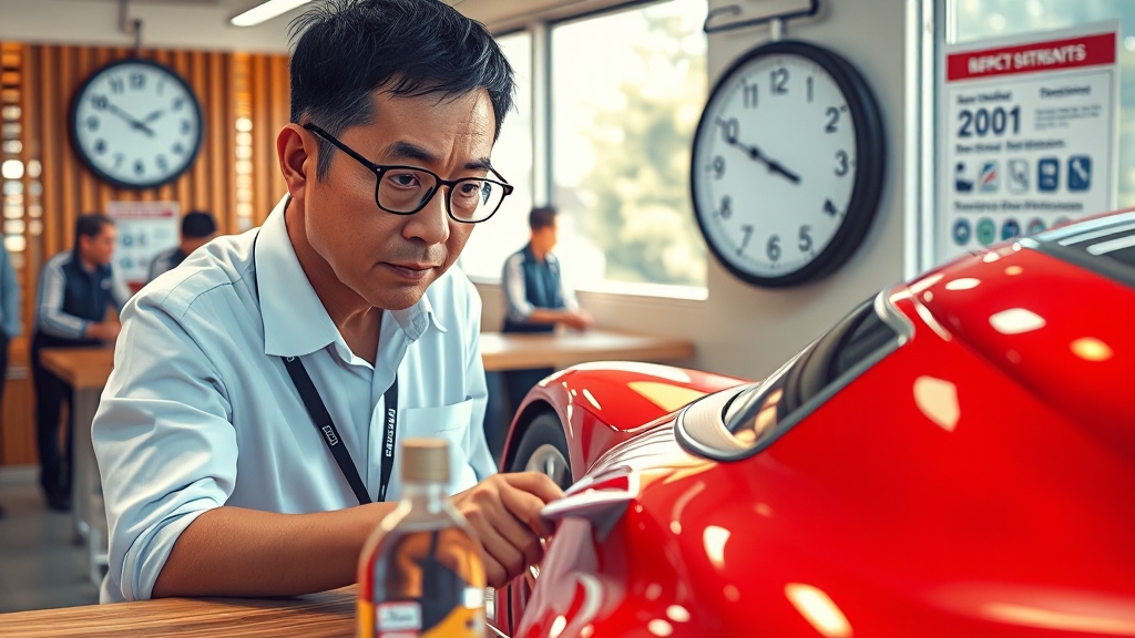 검사 시 준비물 및 주의사항 (realistic 스타일)